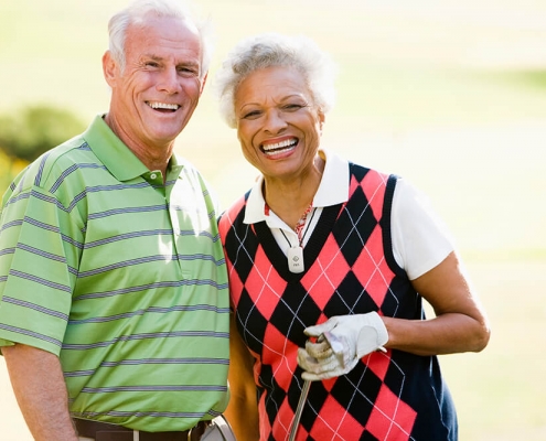 Active Care - people playing golf